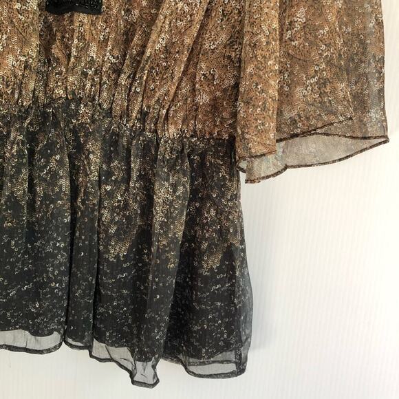 Badgley Mischka American Glamour beaded collar size medium top vintage - Picture 4 of 8